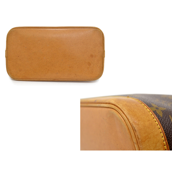 Louis Vuitton Alma Bag Handbag Monogram Brown - Picture 5 of 5